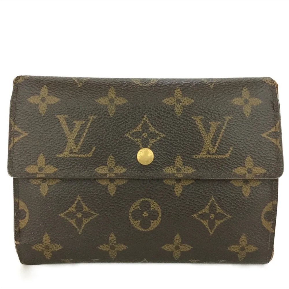 Louis Vuitton Monogram Porte Tresor Etui Papiers Trifold Wallet